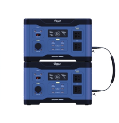 LCD 동적 디스플레이와 PD65W 가지고 다닐 수 있는 옥외발전소 600W 중앙
