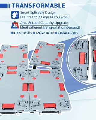 경량 150 킬로그램 거북은 손수레 폴드형 수하물 손수레 CE ISO9001을 접습니다