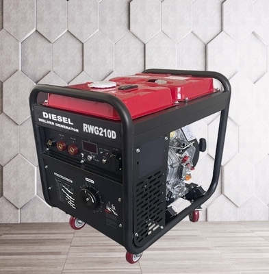210A 스틱 Genset 디젤 엔진 용접공 발전기 AC 3 kw 가득 찬 구리 엔진