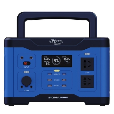 LCD 동적 디스플레이와 PD65W 가지고 다닐 수 있는 옥외발전소 600W 중앙