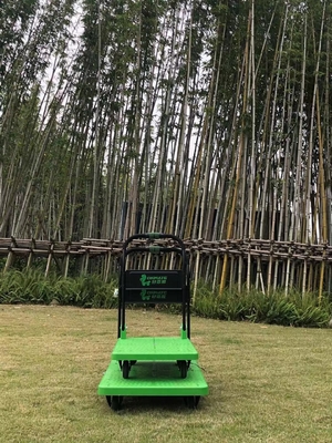 접이식 SILENT 접이식 플랫폼 카트 트롤리 180/330kg 폴리프로필렌 데크