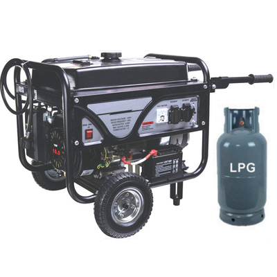 2.2KVA 복식 연료 휴대용 발전 세트 LPG 가스 NG 가스 조용하 68 DB (데시벨)
