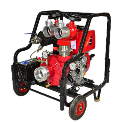 펌프 11HP 12HP 디젤 엔진 펌프 물이 없는 배출과 싸우는 완전 자동 화재