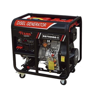 190FD 휴대용 발전 60HZ 6 kw 디젤 엔진 Genset 120V 220V 240V