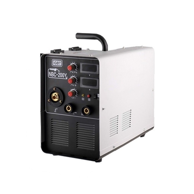 단관식 휴대용 가스 용접공 발전기 6.4KVA IGBT 용접기 NBC 200Y