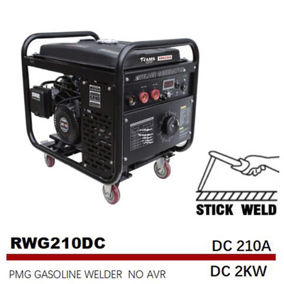 휘발유 스틱 210 Amp 용접공 생성기 중파 SMAW
