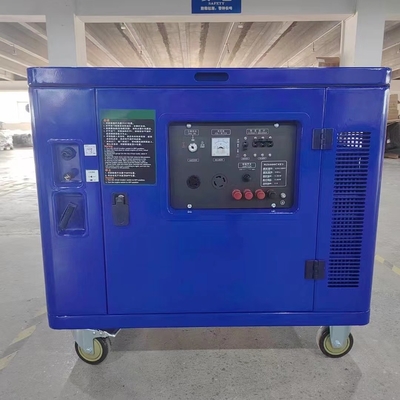 소리 견딜수 있는 덮개와 220V 110V 120V 가지고 다닐 수 있는 조용한 전력 발전소 7.5 kw