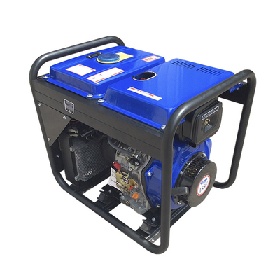DC 2 kw 250 Amp 디젤 용접공 195FE 엔진 전기 시작 영구 자석